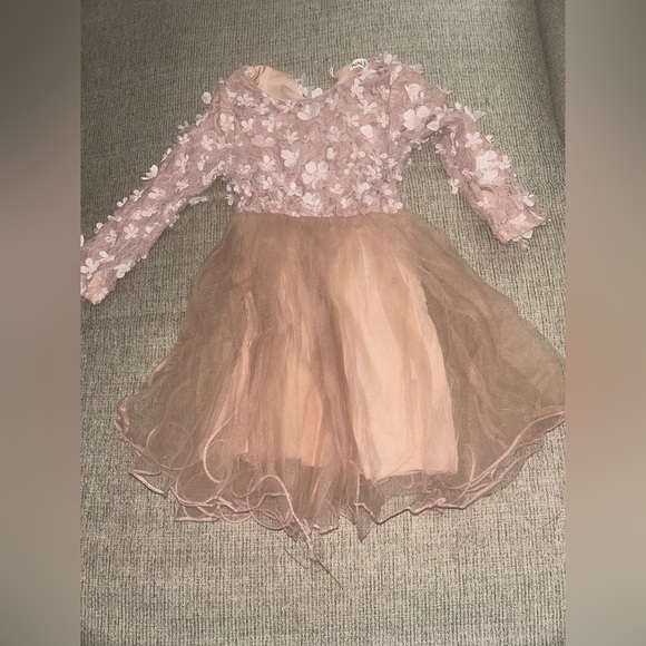 Other - Elegant Pink Floral Kids Dress